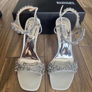 Badgley Mischka Galia Embellished Women's Heels New